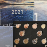 Finnland PP Euro-Münzsatz 2021