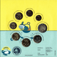 Finnland euro set BU 2020 - Die Mumins und unser Meer