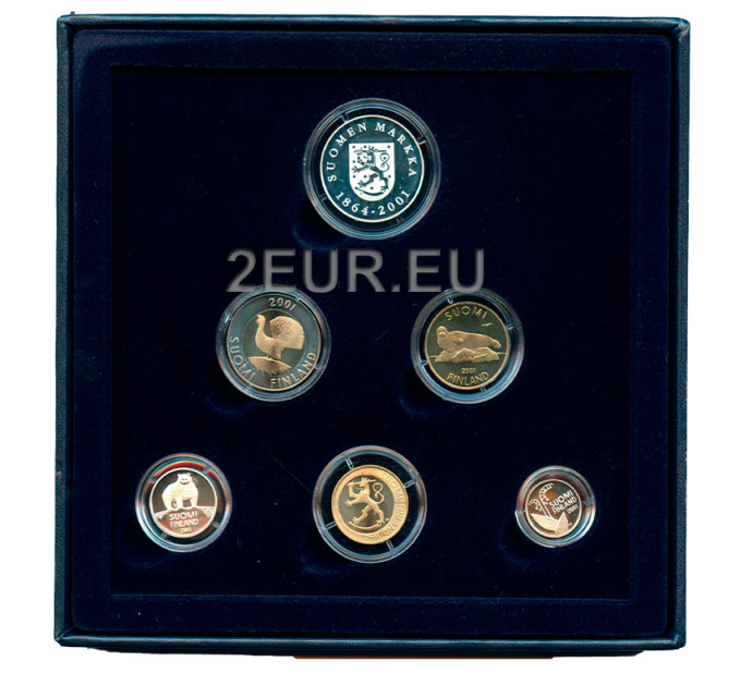 Finnland Euro-Münzsatz PP 2001