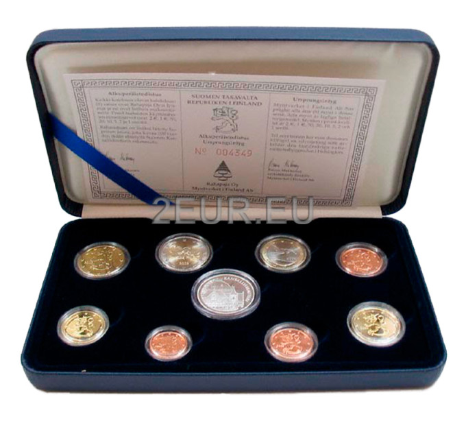Finnland Euro-Münzsatz PP 2002