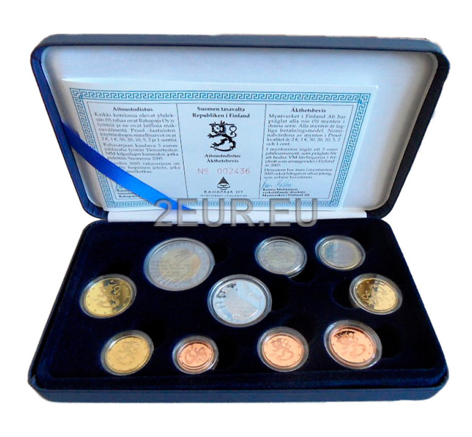 Finnland Euro-Münzsatz PP 2005
