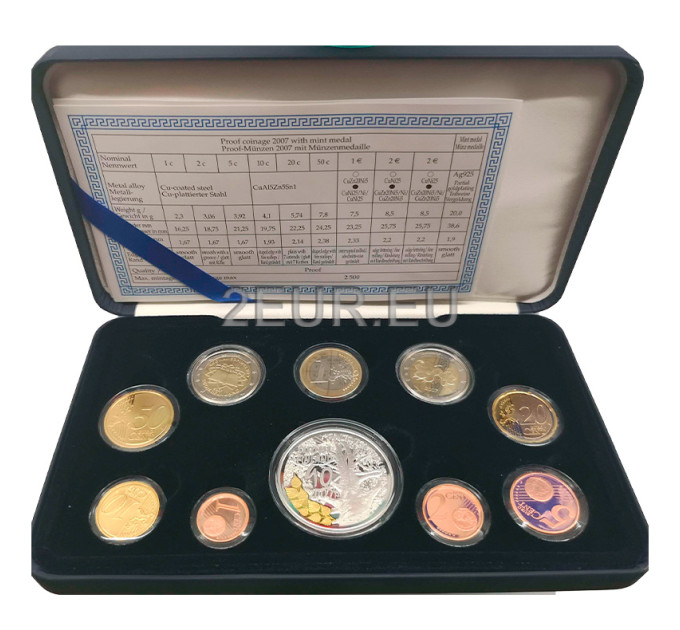Finnland Euro-Münzsatz PP 2007