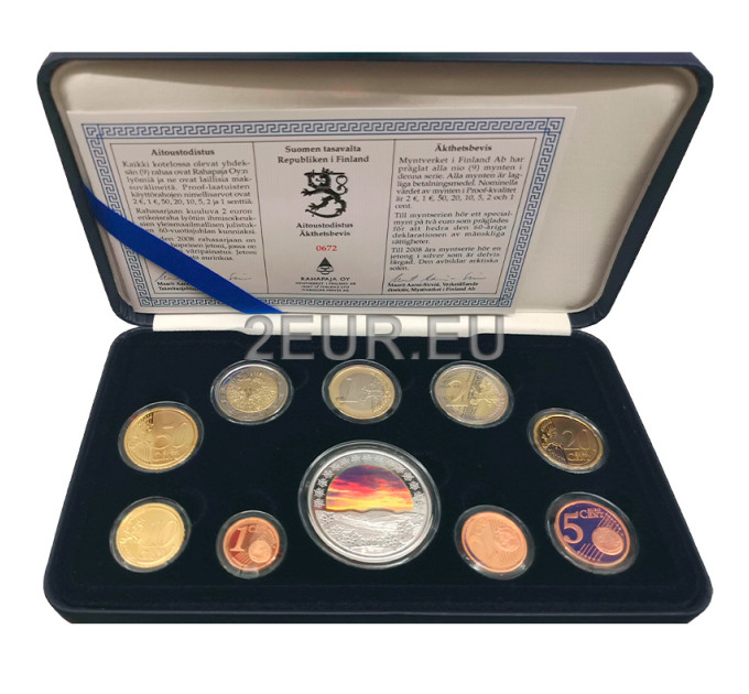 Finnland Euro-Münzsatz PP 2008