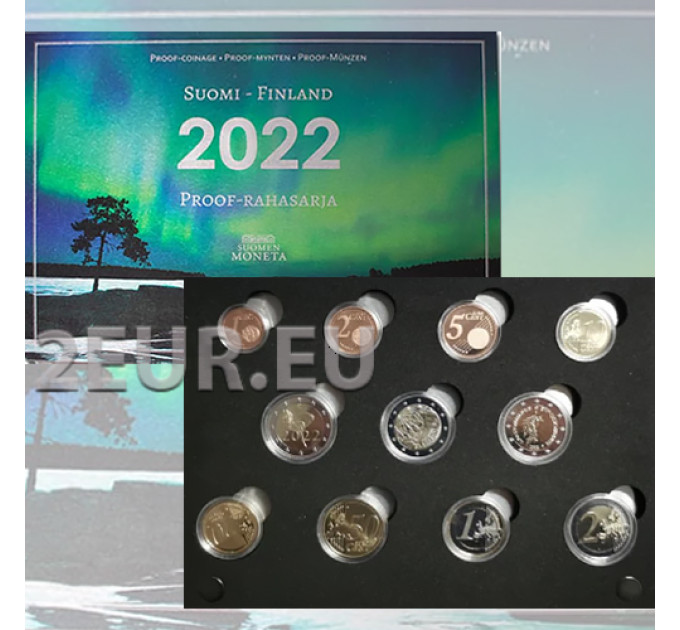 Finnland PP Euro-Münzsatz 2022