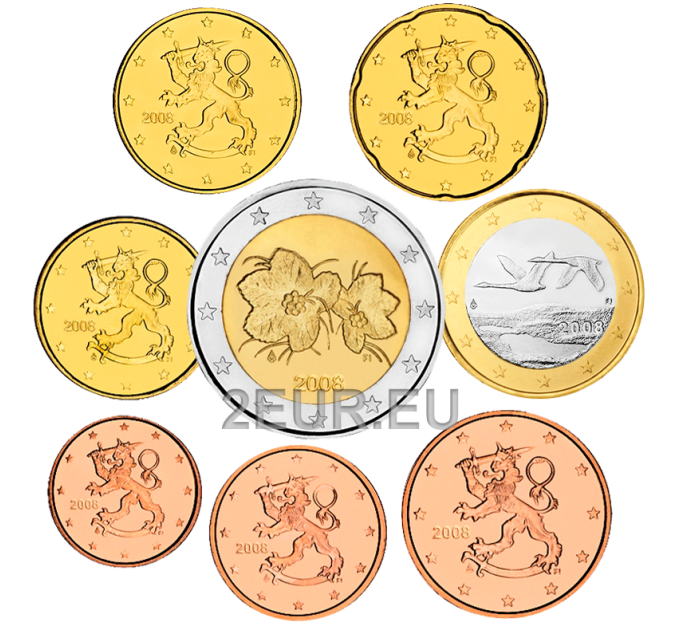Finnland UNC 2008 - Euro-Münzsatz