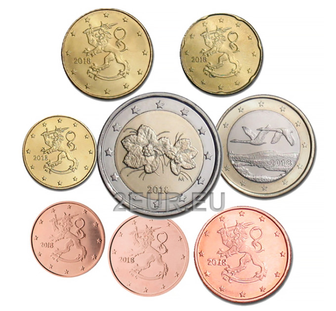 Finnland UNC 2018 - Euro-Münzsatz