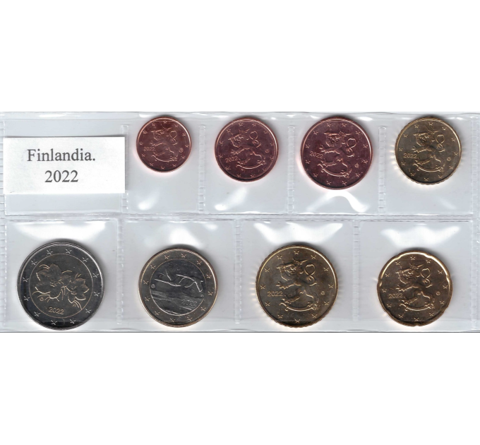 Finnland UNC 2022 - Euro-Münzsatz