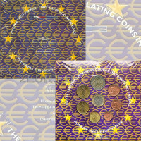 Frankreich BU Set 2002 - Euro-Münzsatz