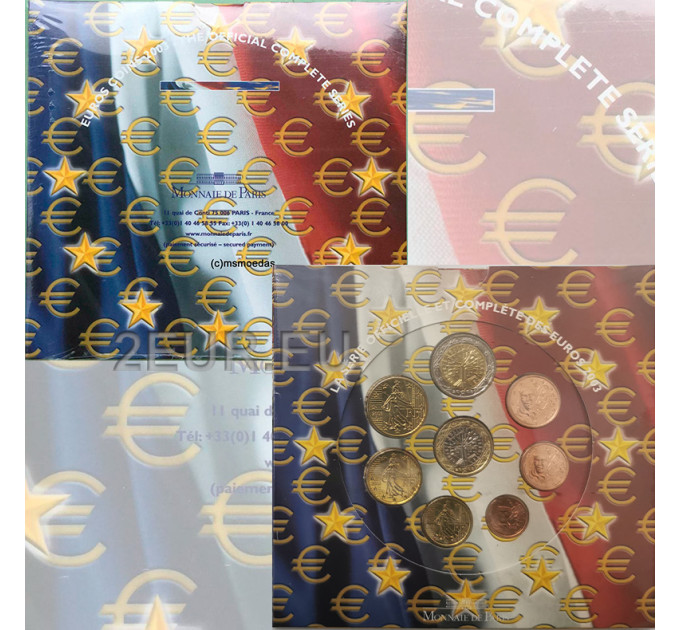 Frankreich BU Set 2003 - Euro-Münzsatz