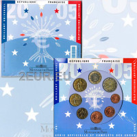 Frankreich BU Set 2005 - Euro-Münzsatz