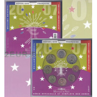 Frankreich BU Set 2007 - Euro-Münzsatz