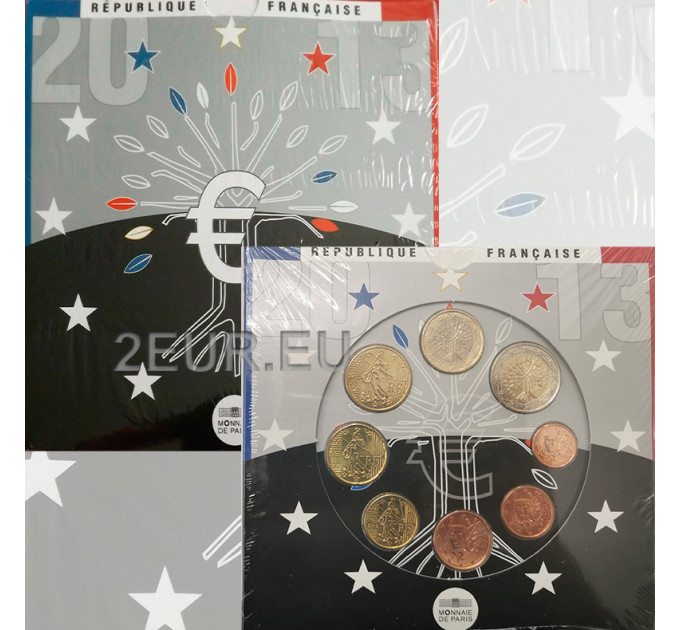 Frankreich BU Set 2013 - Euro-Münzsatz