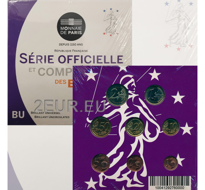 Frankreich BU Set 2015 - Euro-Münzsatz