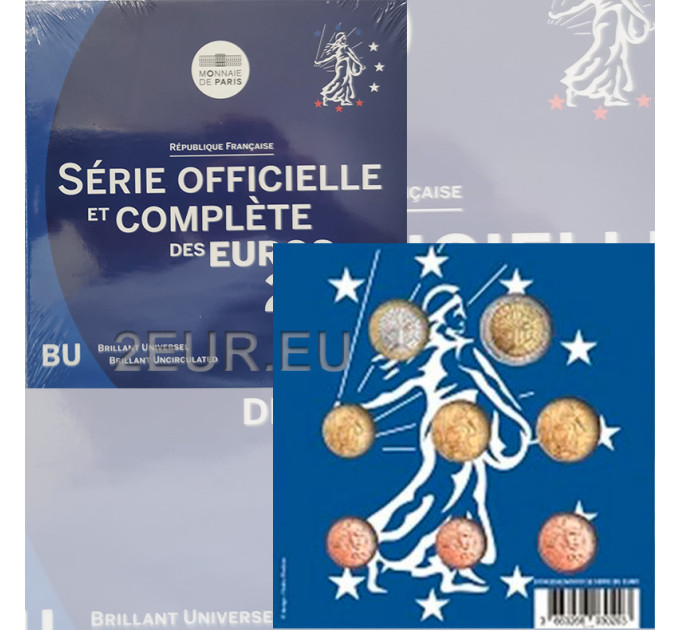 Frankreich BU Set 2018 - Euro-Münzsatz