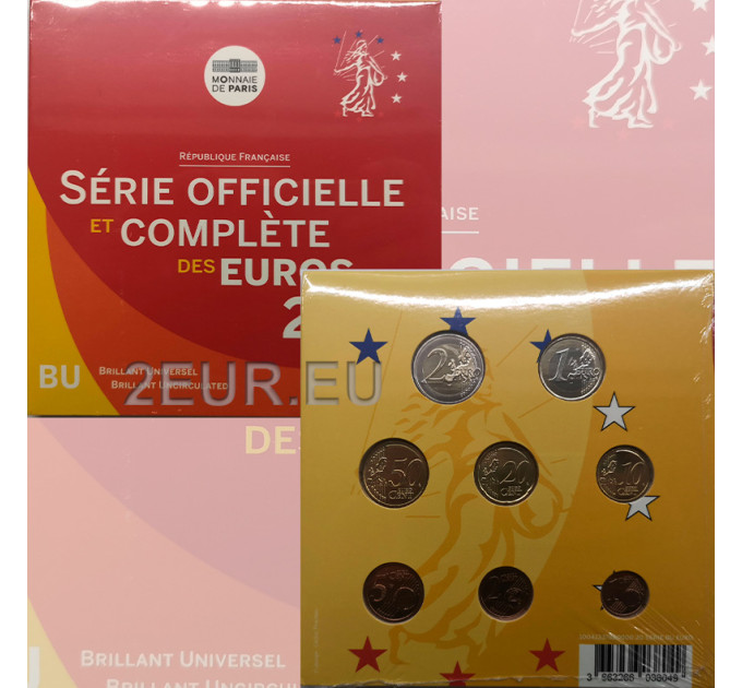Frankreich BU Set 2020 - Euro-Münzsatz