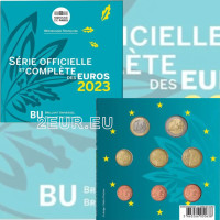 Frankreich BU Set 2023 - Euro-Münzsatz