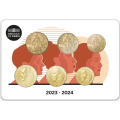 Frankreich BU Set 2024 - Euro-Münzsatz - NEUE NATIONALE SEITEN