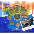 Frankreich BU Set 2003 - Euro-Münzsatz - Souvenir BU-Set Eiffelturm