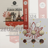 Frankreich BU Set 2024 - Euro-Münzsatz