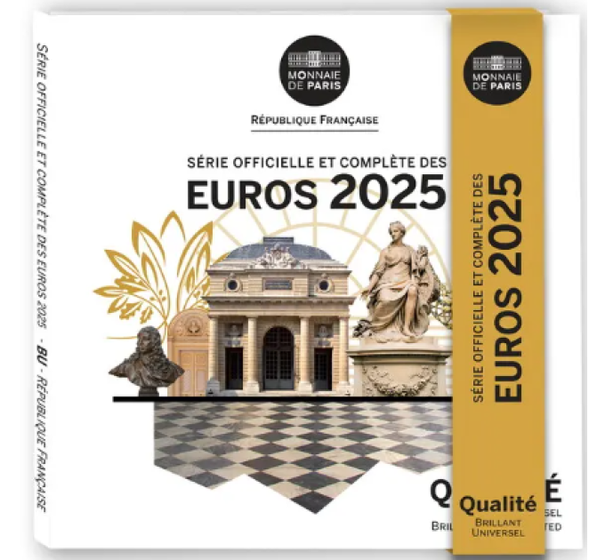 Frankreich BU Set 2025 - Euro-Münzsatz