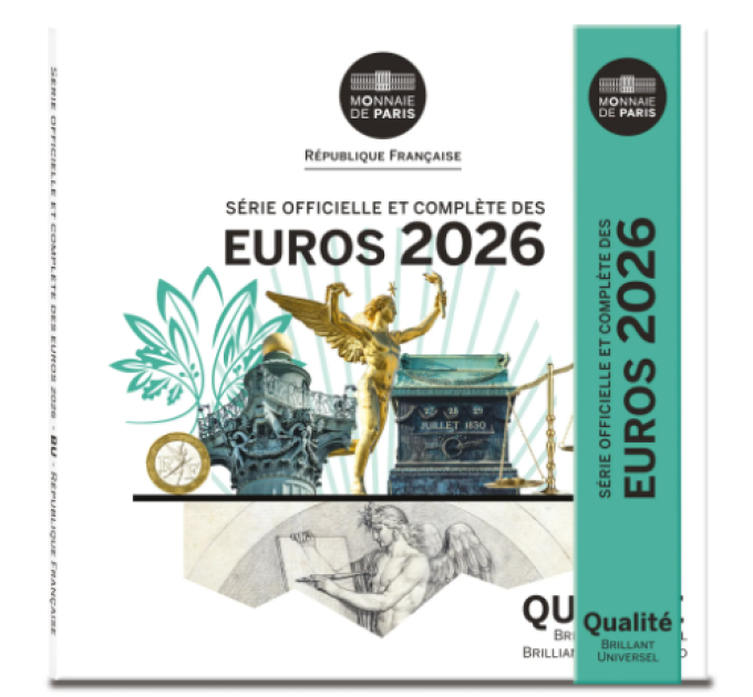 Frankreich BU Set 2026 - Euro-Münzsatz