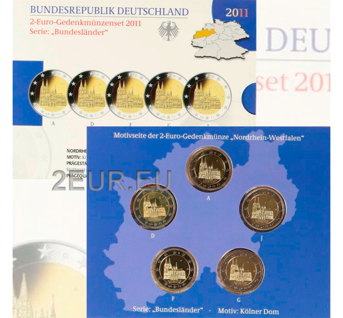 Deutschland 2 Euro PP 2011 - Nordrhein-Westfalen