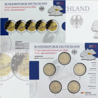 Deutschland 2 Euro PP 2022 – Thüringen. Wartburg