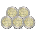 Deutschland 2 euro UNC 2007 - 50 Jahre Römische Verträge - ADFGJ