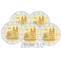 Deutschland 2 euro UNC 2021 - Sachsen-Anhalt - Magdeburger Dom - ADFGJ