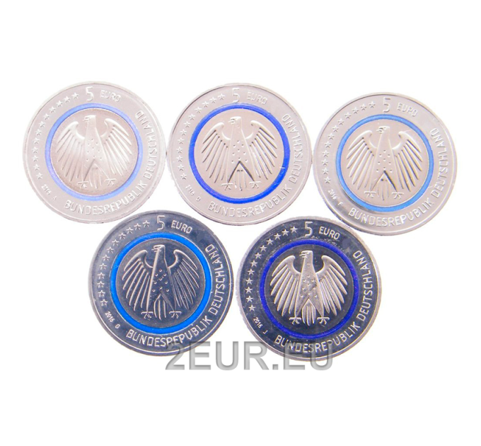 Deutschland 5 euro UNC 2016 - Planet Erde
