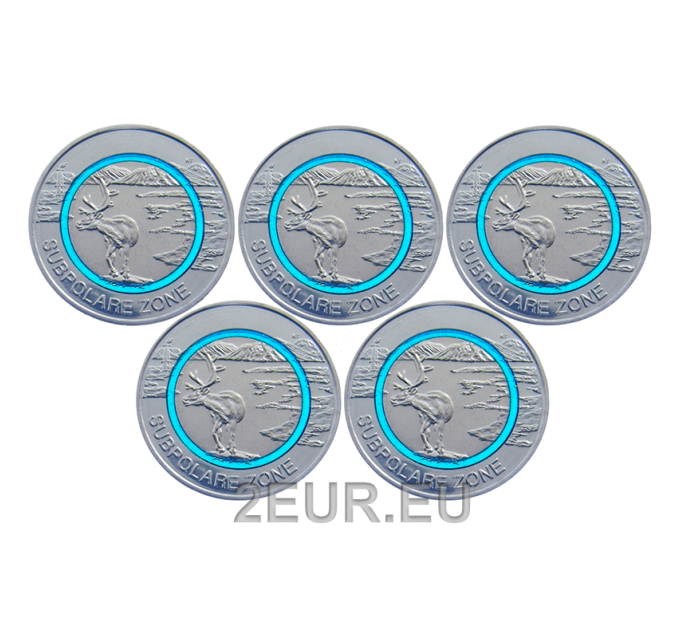 Deutschland 5 euro UNC 2020 - Klimazonen der Erde - Subpolare Zone