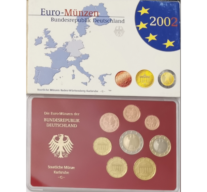 DEUTSCHLAND SET PROOF 2002 - G