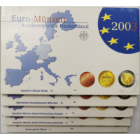 DEUTSCHLAND SET PROOF 2003 - ADFGJ