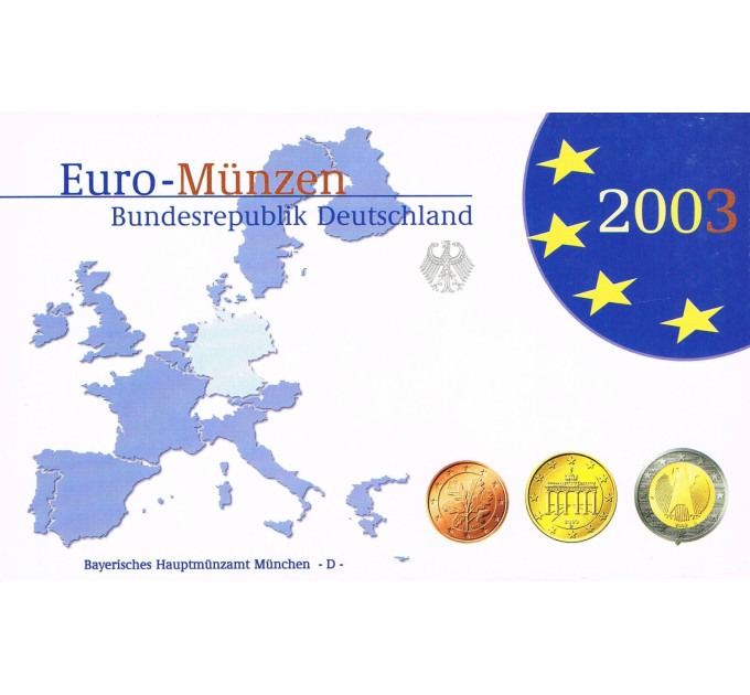 DEUTSCHLAND SET PROOF 2003 - D
