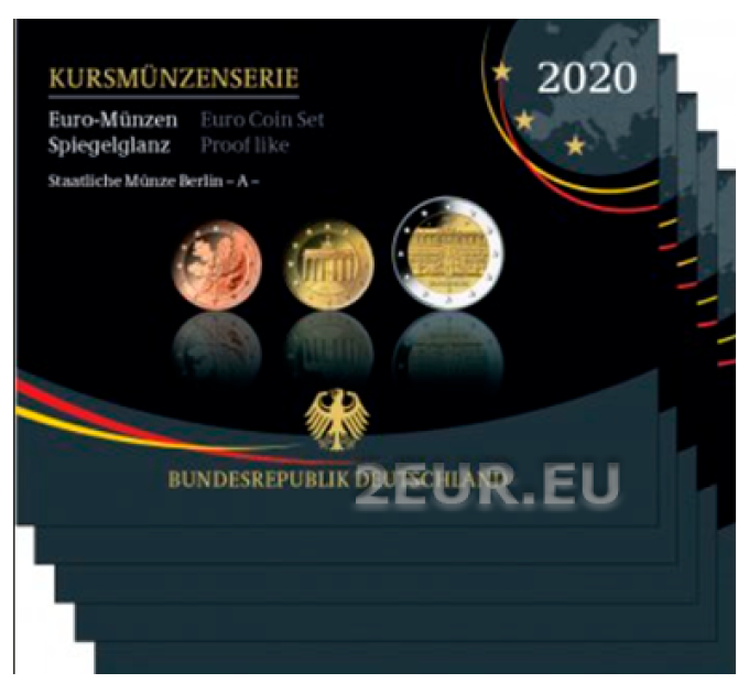 DEUTSCHLAND SET PROOF 2020 - ADFGJ