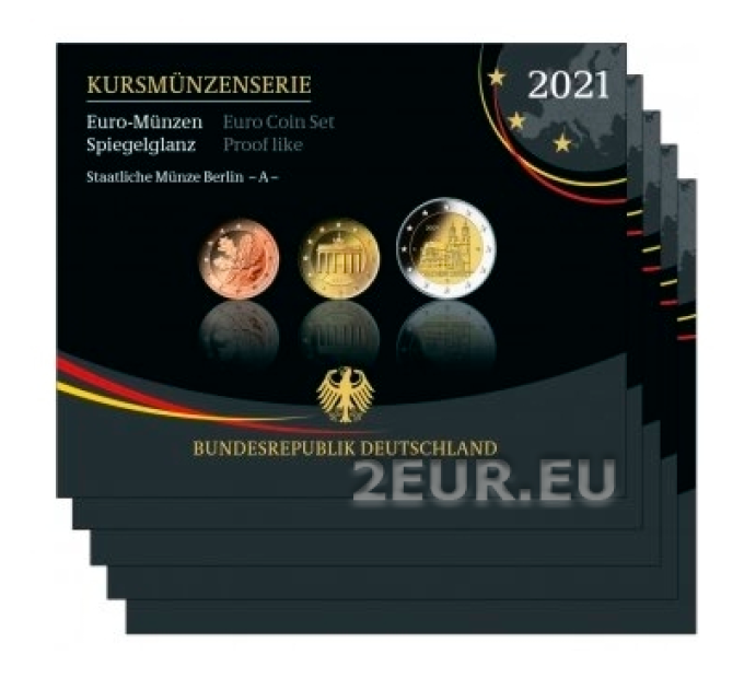 DEUTSCHLAND SET PROOF 2021 - ADFGJ