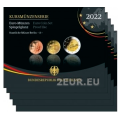 DEUTSCHLAND SET PROOF 2022 - ADFGJ