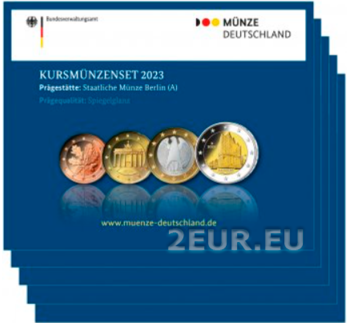 DEUTSCHLAND SET PROOF 2023 - ADFGJ