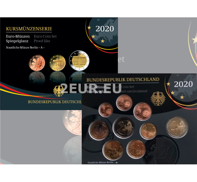 Deutschland 2020 - euro set BU 