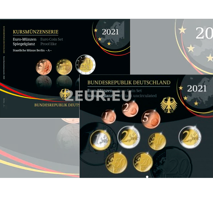 Deutschland 2021 - euro set BU 