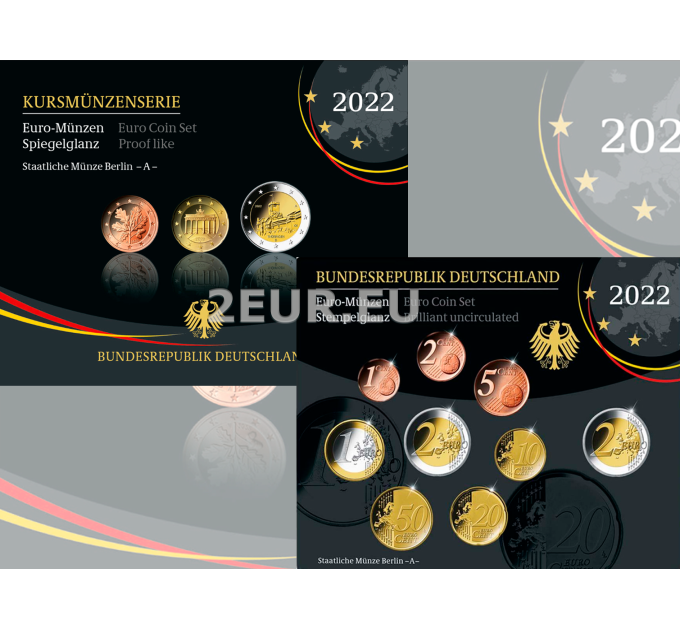 Deutschland 2022 - euro set BU 