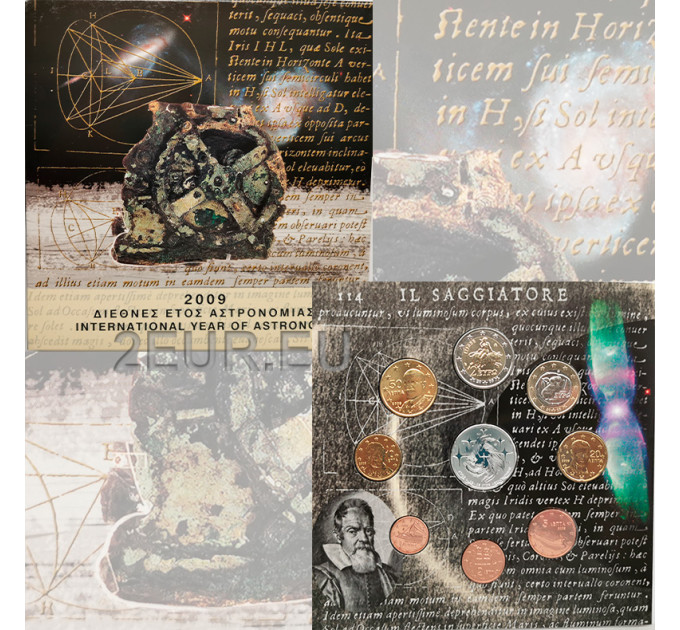 Griechenland 2009 - euro set BU - Internationales Jahr der Astronomie