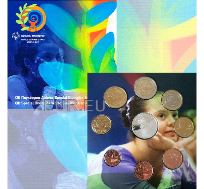 Griechenland 2011 - euro set BU - ATHEN SPECIAL OLYMPICS 2011