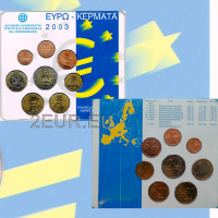 Griechenland euro set BU 2003 - euro set BU