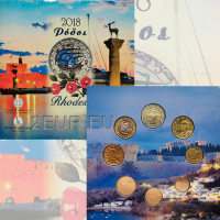 Griechenland euro set BU 2018 - euro set BU - Rhodos