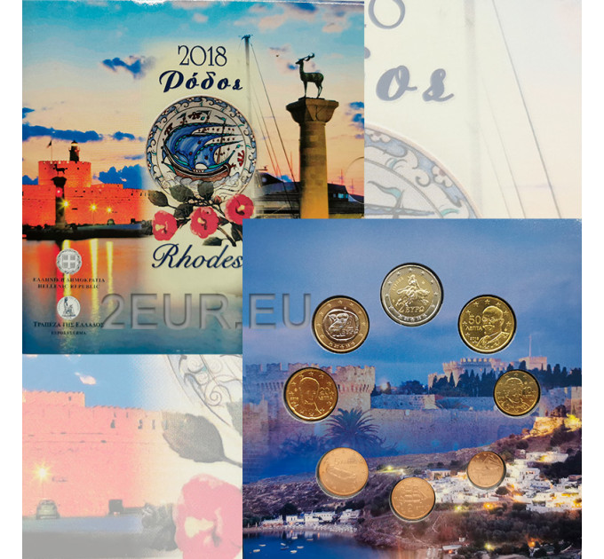 Griechenland euro set BU 2018 - euro set BU - Rhodos