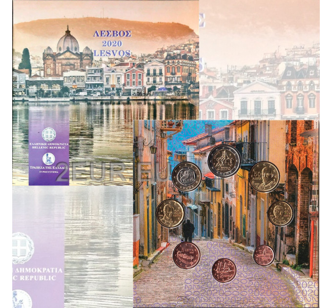 Griechenland euro set BU 2020 - euro set BU - Lesbos