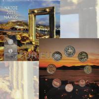 Griechenland euro set BU 2021 - euro set BU - Naxos