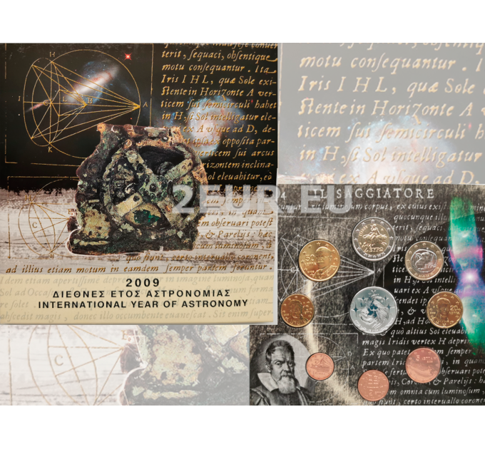Griechenland euro set BU 2009 - euro set BU - Internationales Jahr der Astronomie