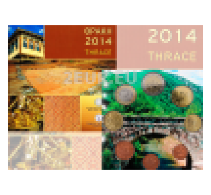 Griechenland euro set BU 2014 - euro set BU - Thrakien